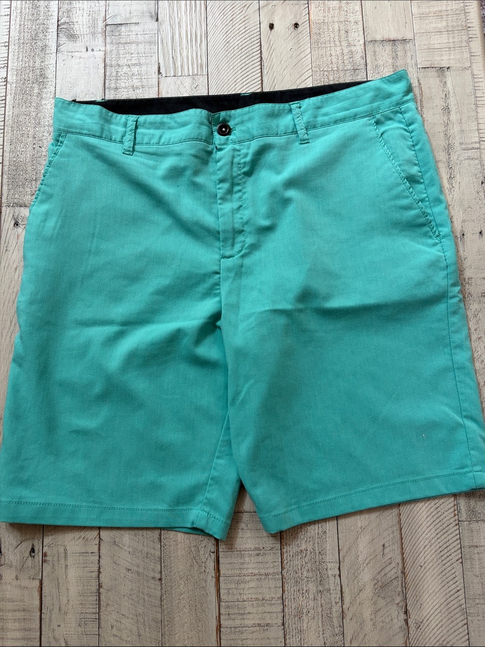 Faded Glory Teal Flat Front Men's Shorts